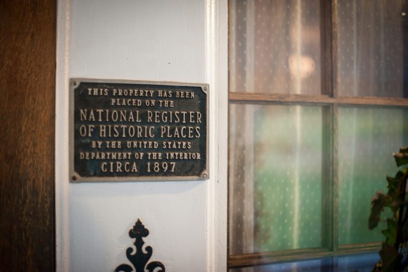 Annual Fundraiser harvest-dinner-historic-mansion-plaque