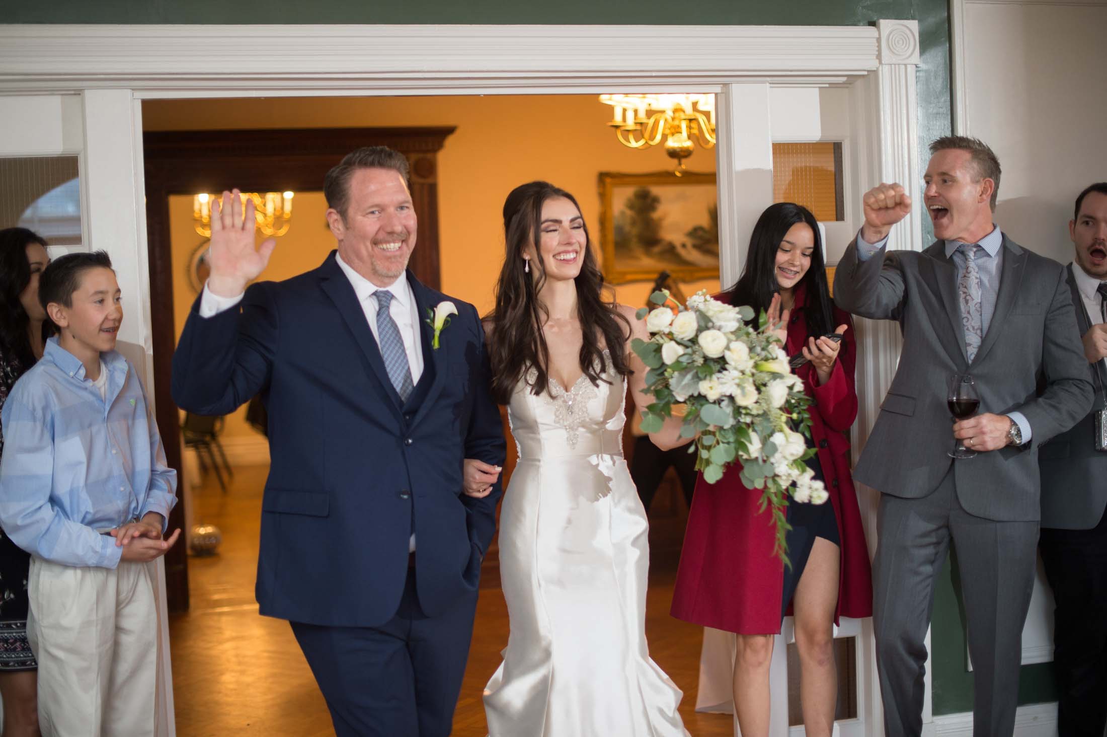Let the Wedding Celebration Begin! wedding-reception-bride-groom-entrance